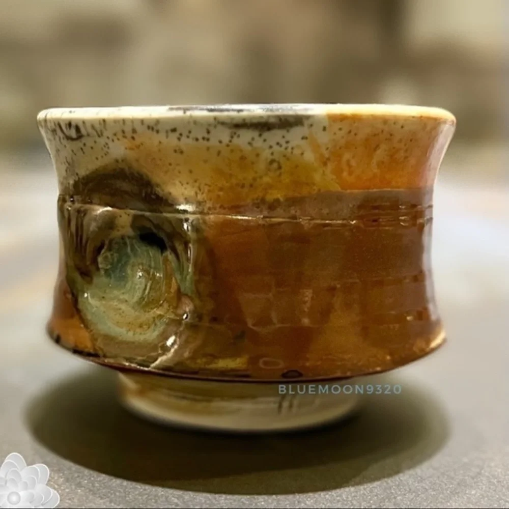 Studio Art Pottery Japanese Tea Bowl